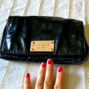 Kate Spade York Meribel Mini Mirra Black Patent Leather Bag